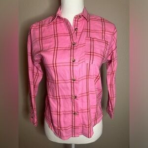 There Abouts youth girls pink button down size medium 10-12